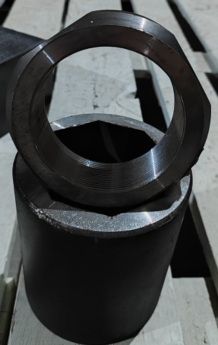 Восьмигранная муфта 73 мм c гайкой